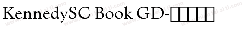 KennedySC Book GD字体转换
